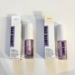 2 pack bad habit lip oils